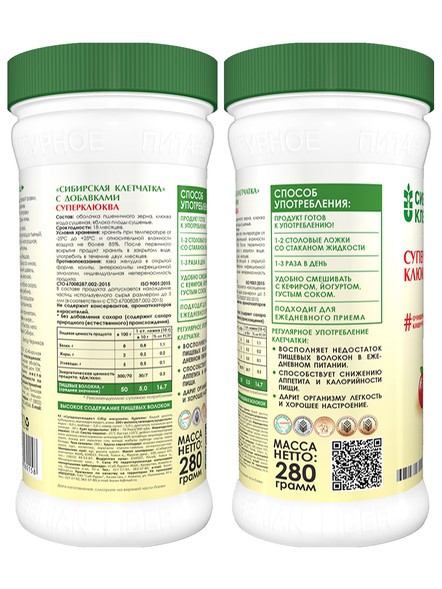 Сибирская клетчатка «СуперКлюква»