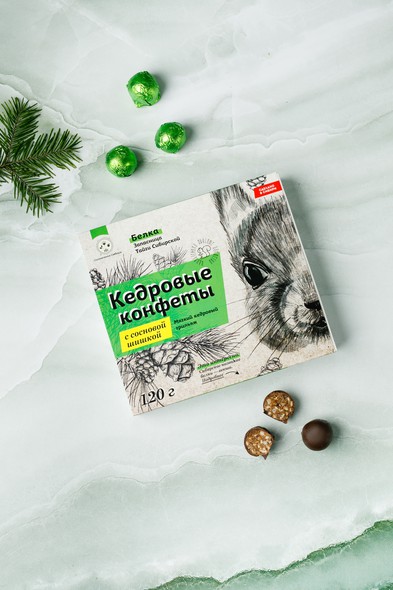 Кедровые конфеты "с Сосновой шишкой"