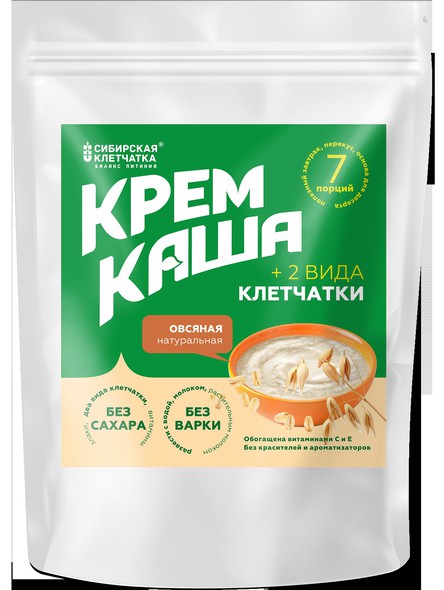 Овсяная каша с клетчаткой, 7 порций