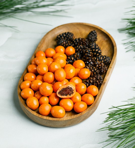 Шишка сосновая в белом шоколаде с Облепихой