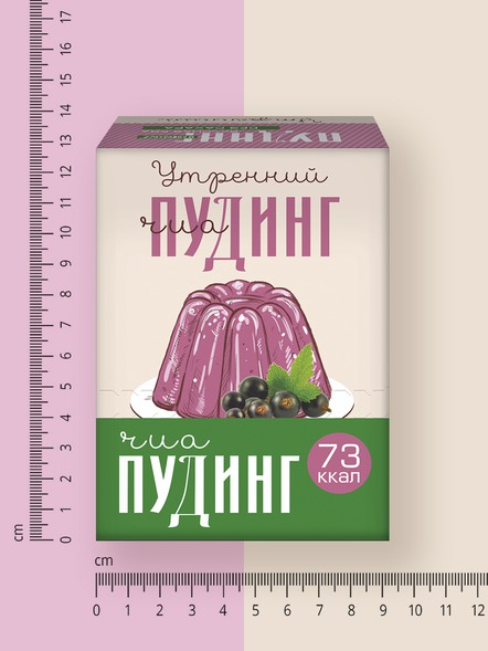 Шоубокс, 14 шт., «ЧИА ПУДИНГ» утренний