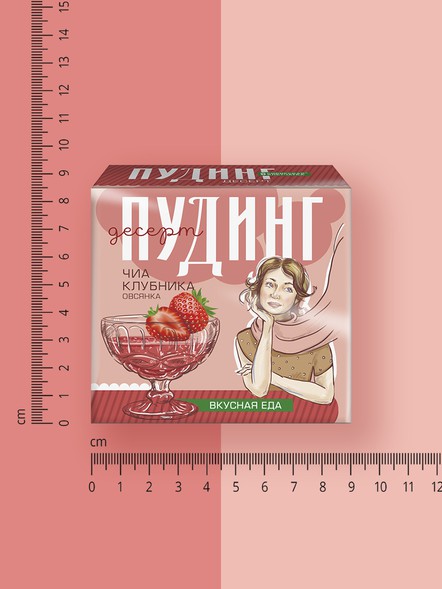 «ЧИА ПУДИНГ» клубника, 2 порции