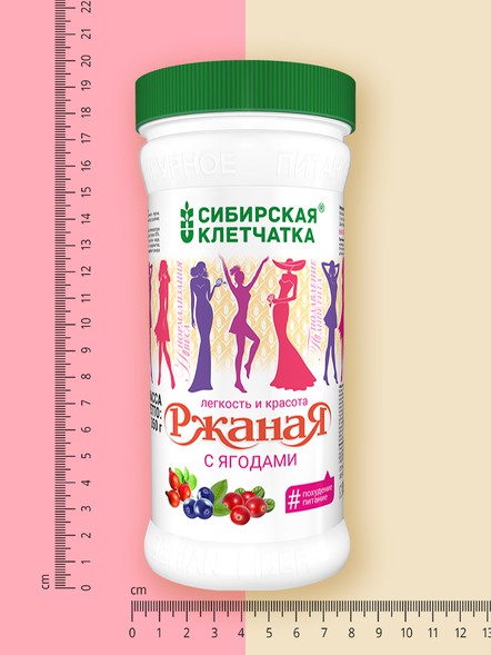 Сибирская клетчатка «Ржаная с ягодами»