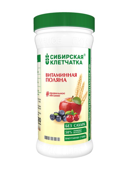 Сибирская клетчатка «Витаминная поляна»