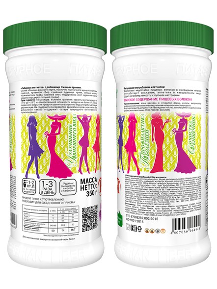 Сибирская клетчатка «Ржаная с травами»