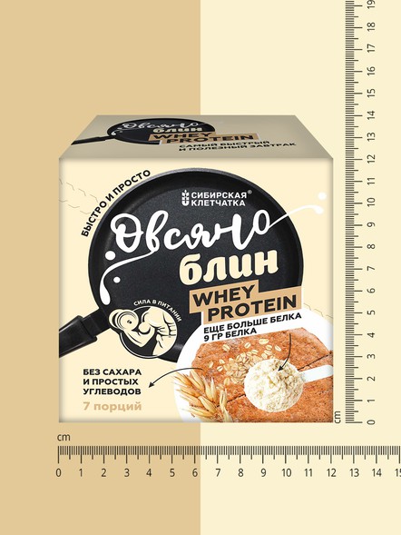 Овсяноблин с протеином