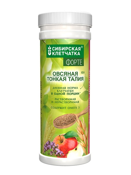 Сибирская клетчатка «Овсяная Тонкая талия» ФОРТЕ