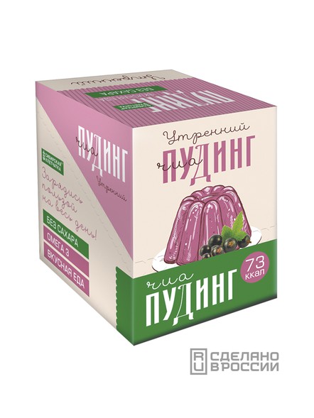 Шоубокс, 14 шт., «ЧИА ПУДИНГ» утренний