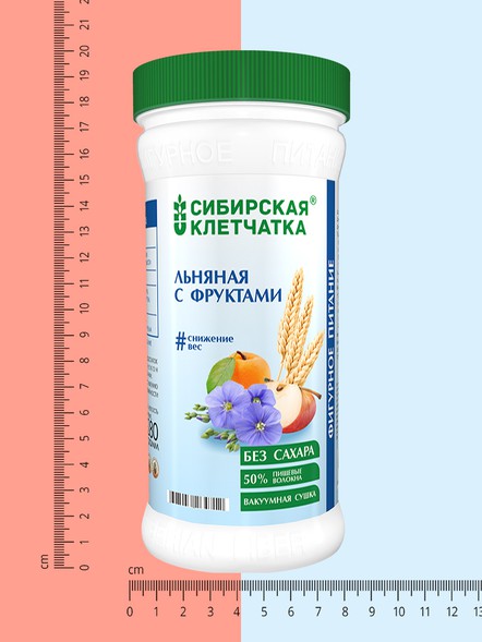 Сибирская клетчатка «Льняная с фруктами»