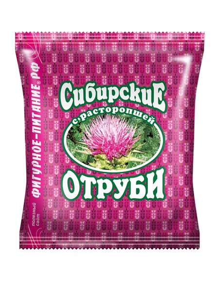 Сибирские отруби «Пшеничные» с расторопшей