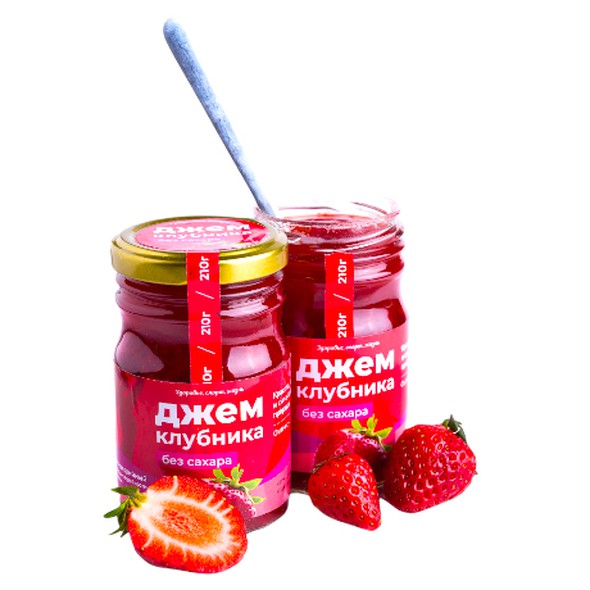 Джем без сахара "Клубника"