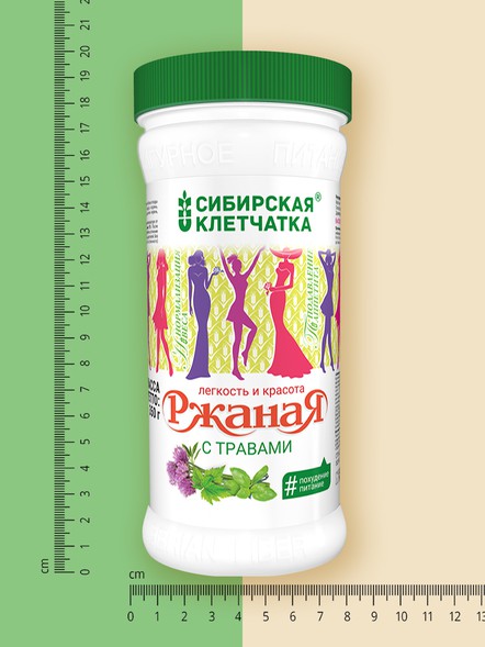 Сибирская клетчатка «Ржаная с травами»