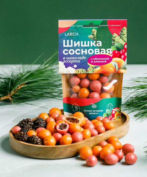 Шишка сосновая в шоколаде Ассорти