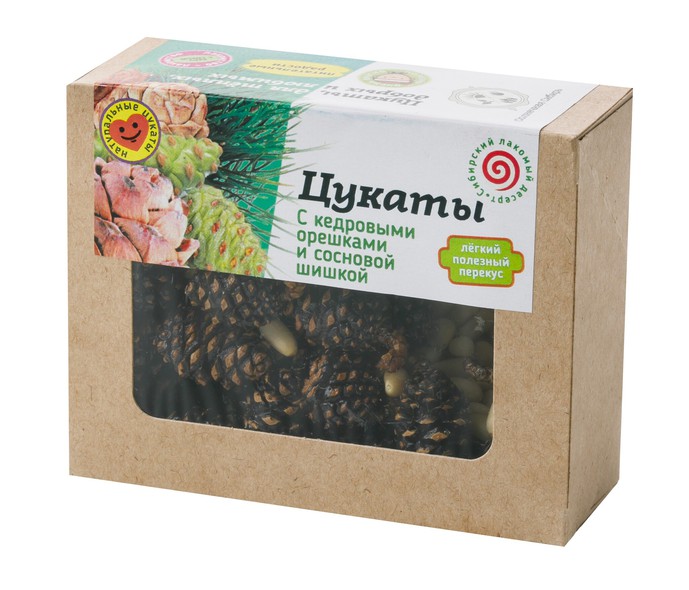 Цукаты Сосновая шишка и Кедровый орешек