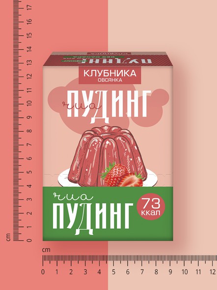 Шоубокс, 14 шт., «ЧИА ПУДИНГ» клубника