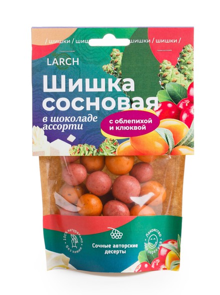 Шишка сосновая в шоколаде Ассорти