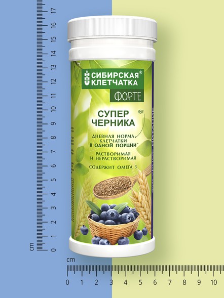 Сибирская клетчатка «СуперЧерника» ФОРТЕ