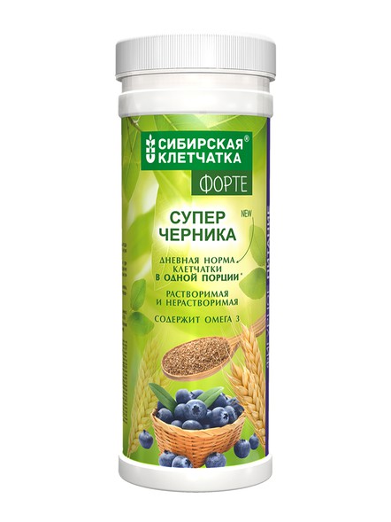 Сибирская клетчатка «СуперЧерника» ФОРТЕ