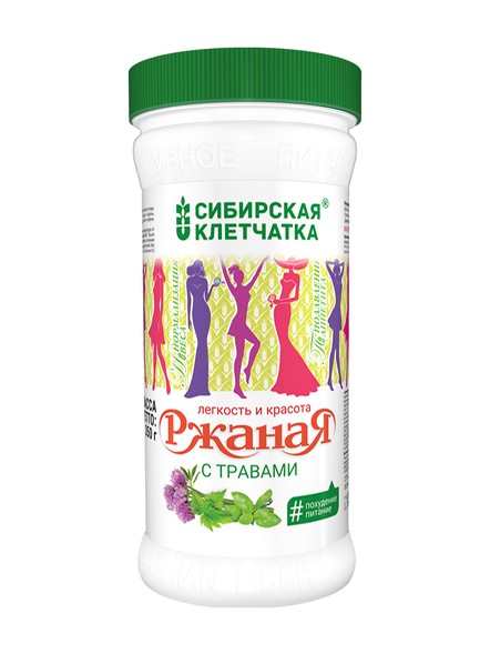 Сибирская клетчатка «Ржаная с травами»