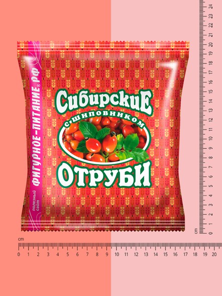 Сибирские отруби «Пшеничные» с шиповником