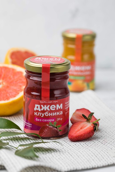 Джем без сахара "Клубника"