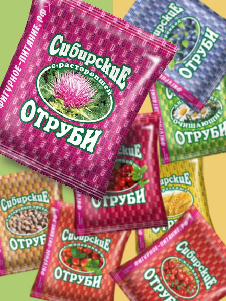 Сибирские отруби «Пшеничные» с расторопшей