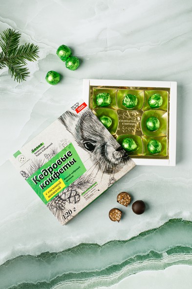 Кедровые конфеты "с Сосновой шишкой"