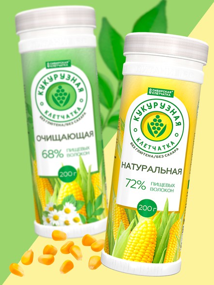 Сибирская клетчатка КУКУРУЗНАЯ «Натуральная»