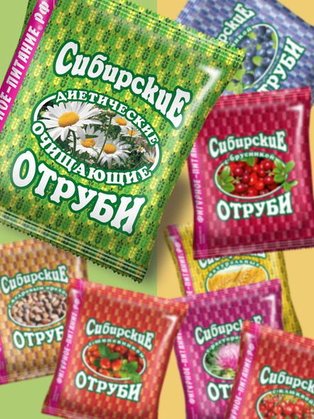Сибирские отруби «Пшеничные» очищающие