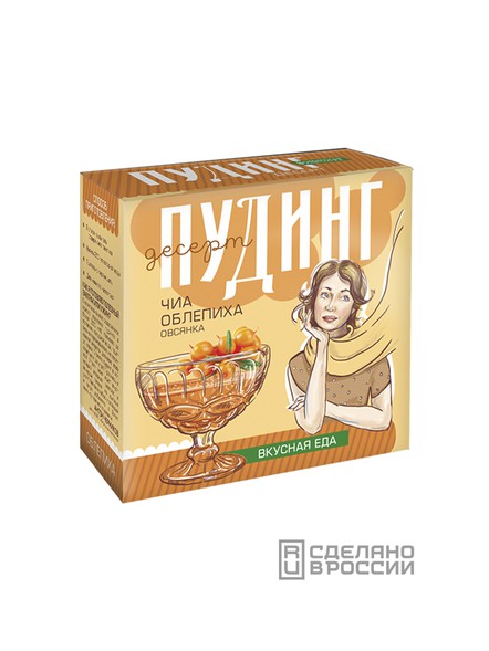«ЧИА ПУДИНГ» облепиха, 2 порции