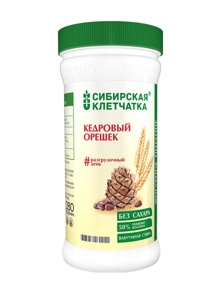 Сибирская клетчатка «Кедровый орешек»