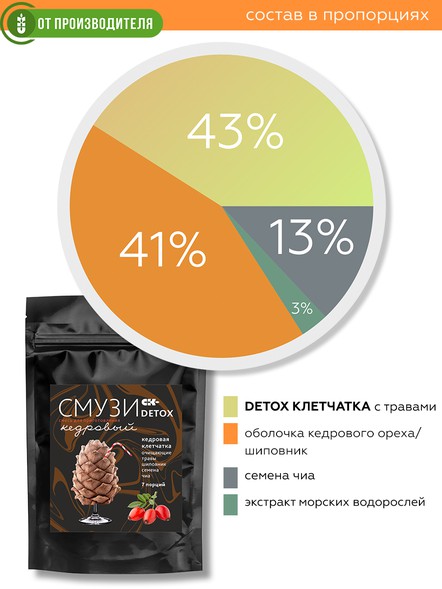 "Смузи СК Детокс" кедровый